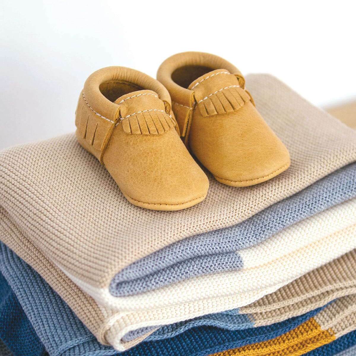 Beehive State Moccasin Baby Shoe - HoneyBug