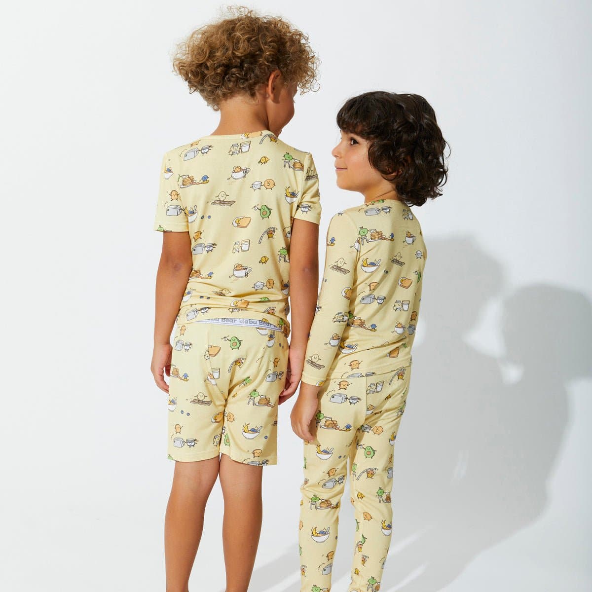 Love You Brunches Bamboo Kids Pajama Short Set - HoneyBug