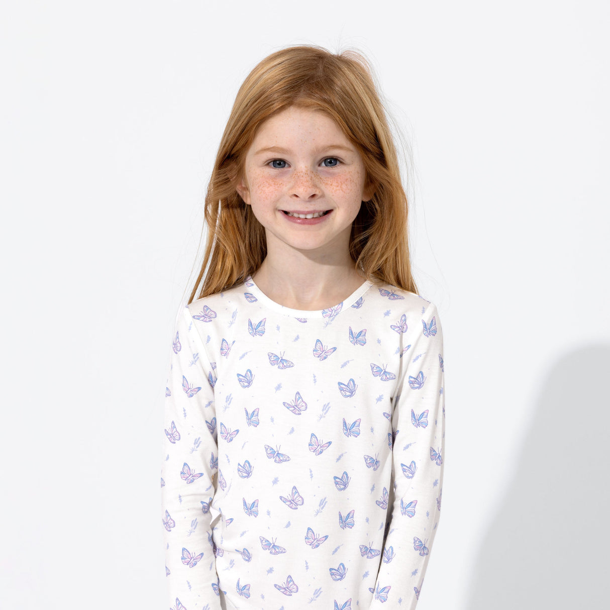 Butterfly Bamboo Kids Pajamas - HoneyBug