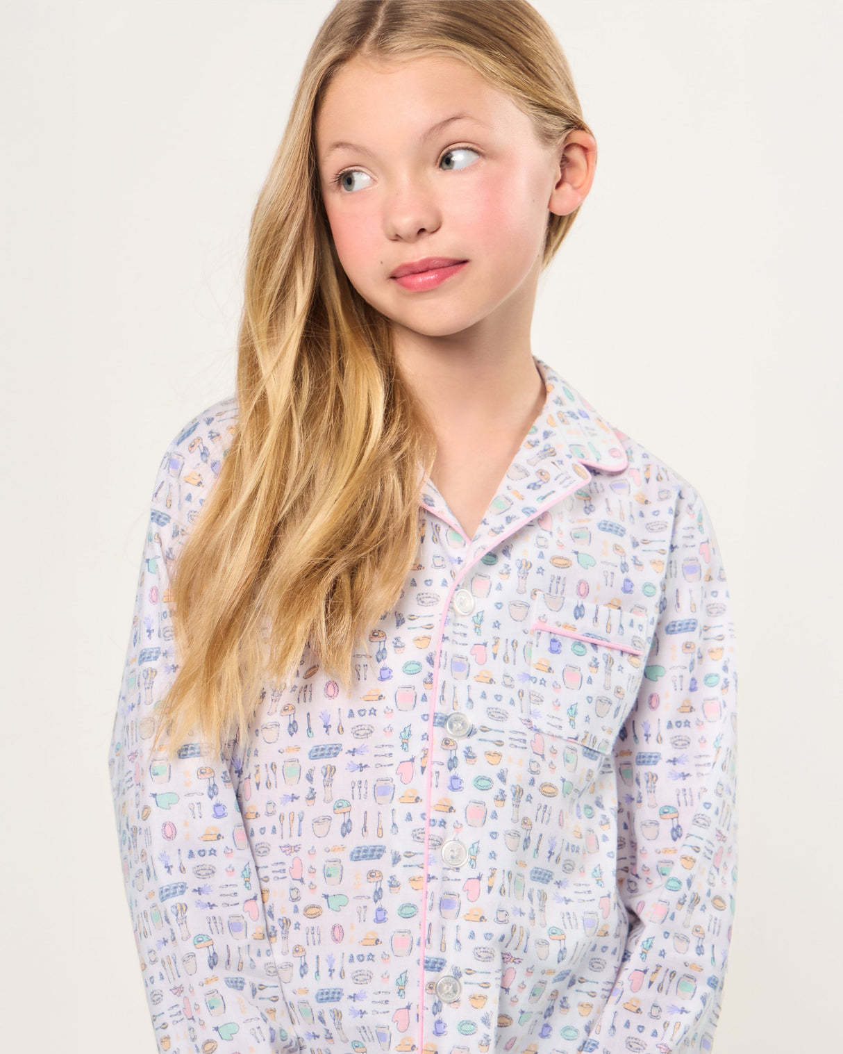 Kid's Twill Pajama Set in Baking Spirits Bright - HoneyBug