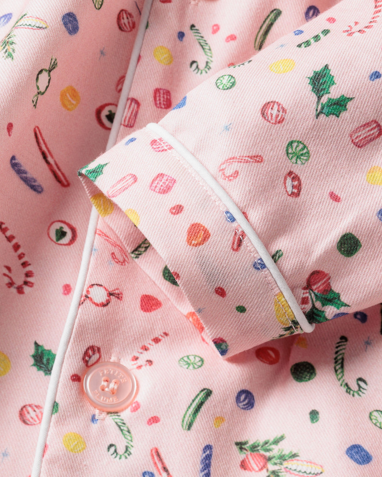 Kid's Twill Pajama Set in Vintage Sweets - HoneyBug