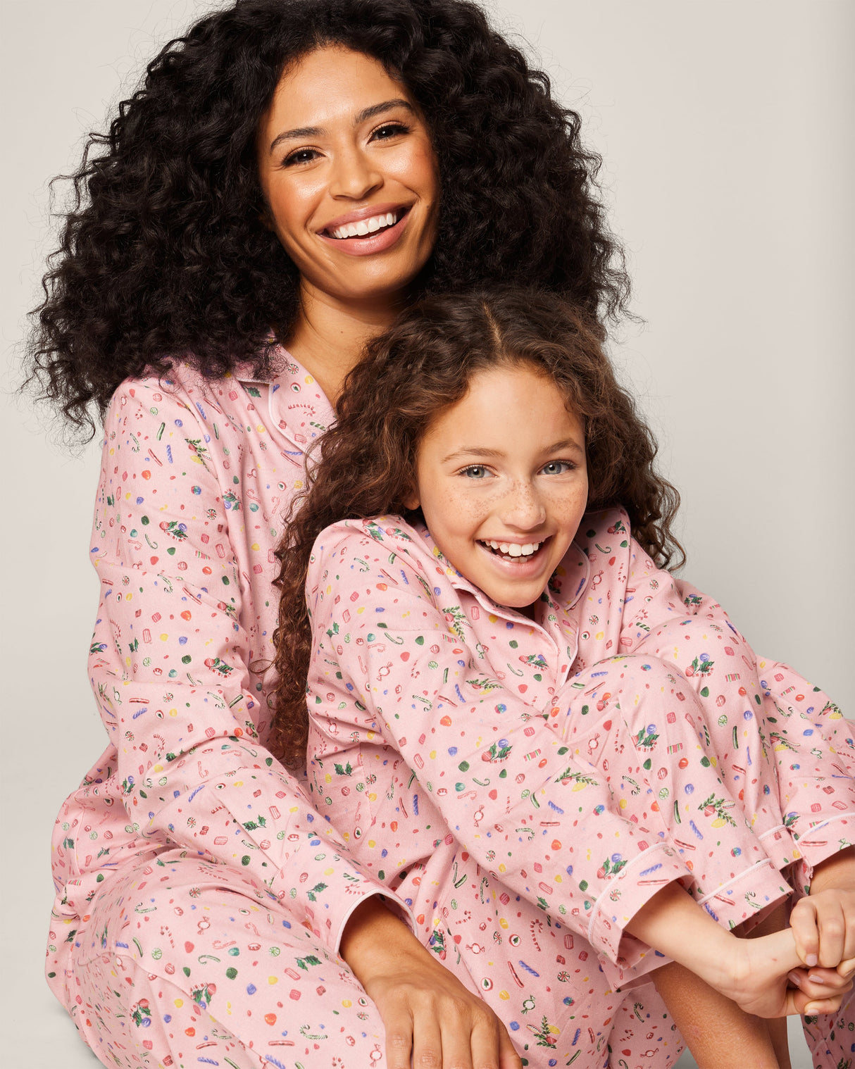 Kid's Twill Pajama Set in Vintage Sweets - HoneyBug