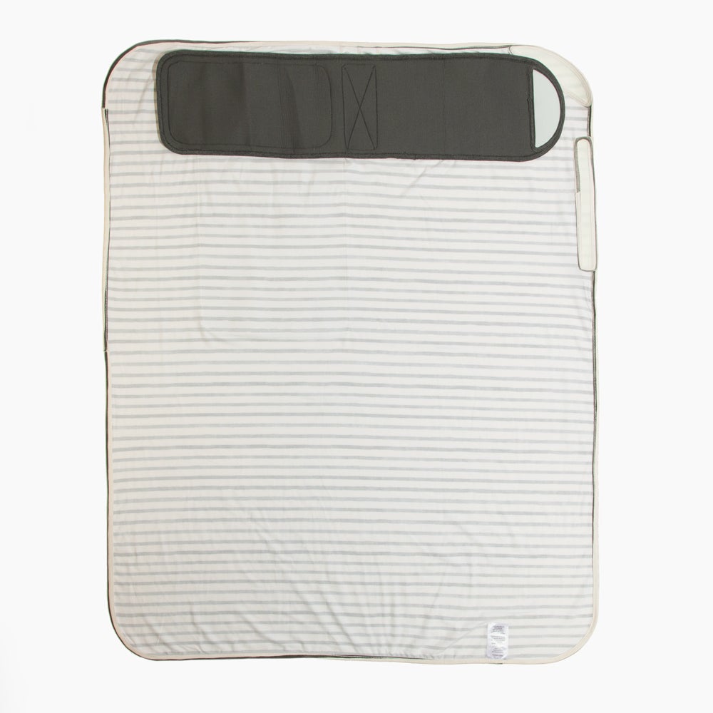 Charcoal Stripes Swaddle II - HoneyBug