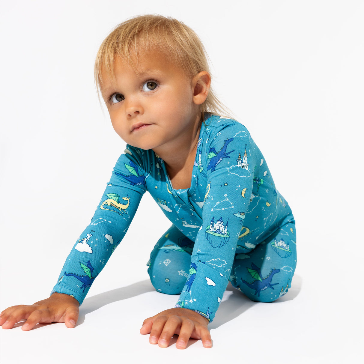 Dragon Dreams Bamboo Convertible Footie - HoneyBug
