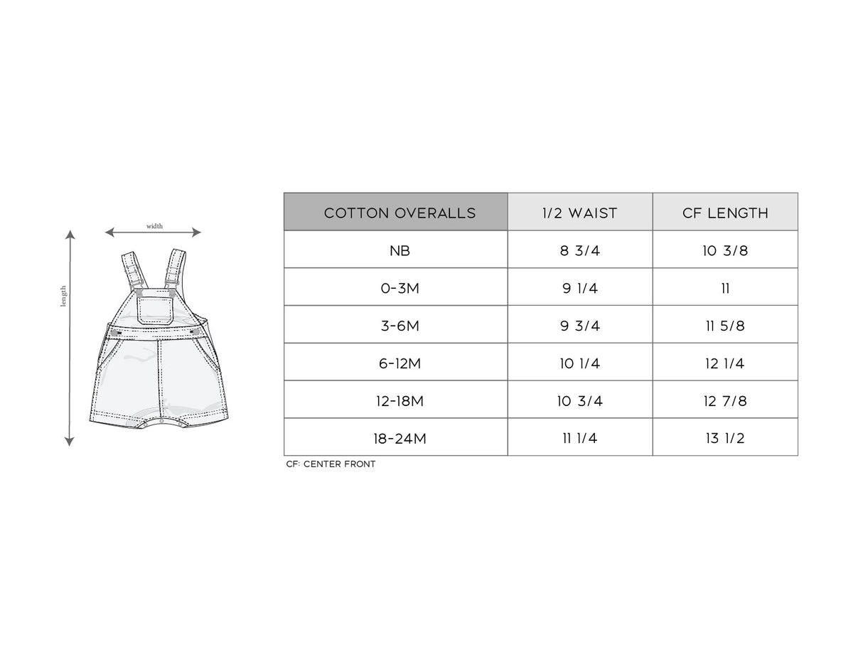 Cotton Overalls Set