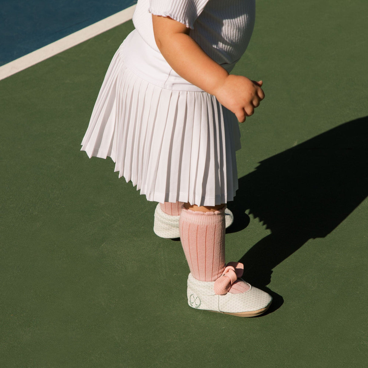 Birdie Knotted Bow Baby Shoe - HoneyBug