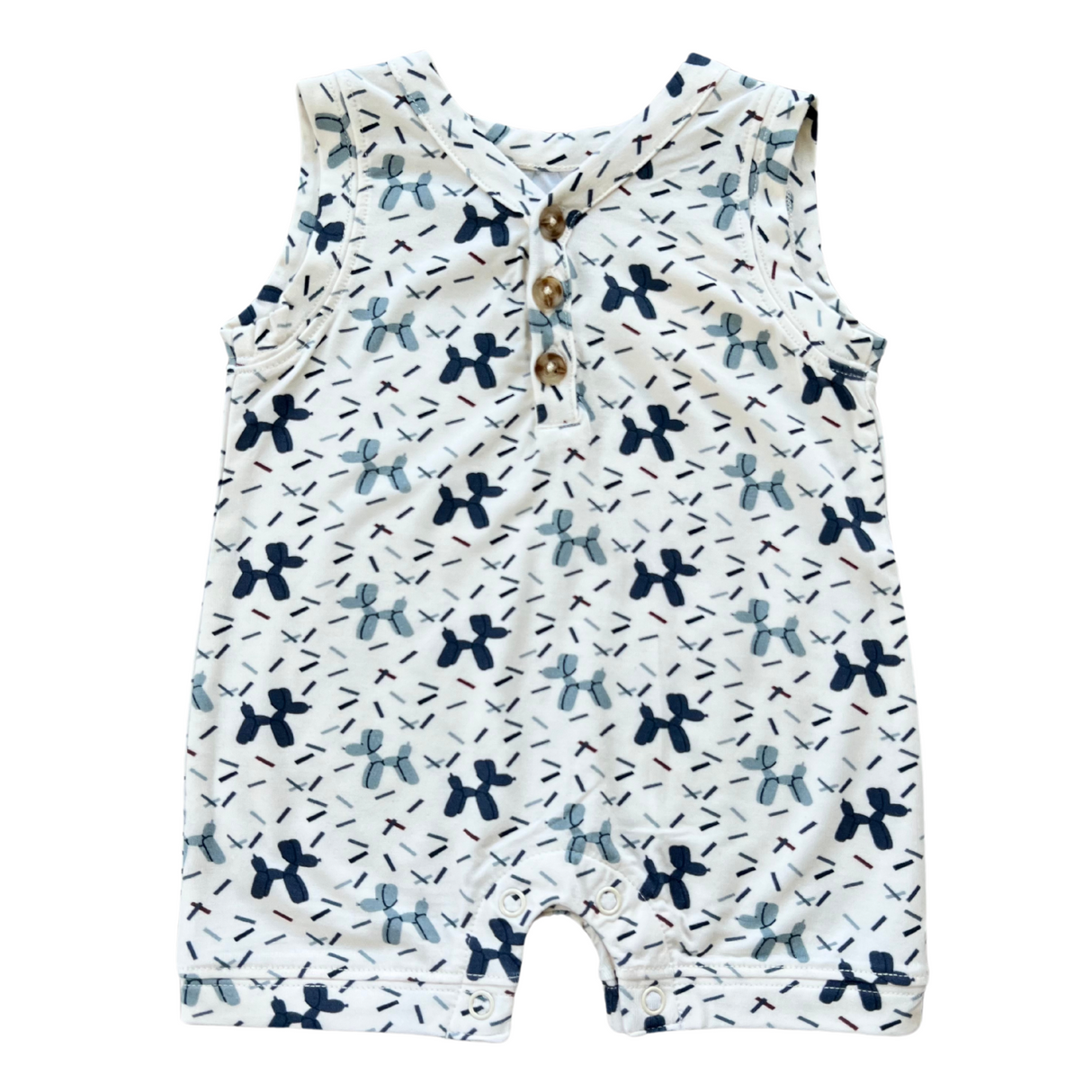 Boy's Sleeveless Romper