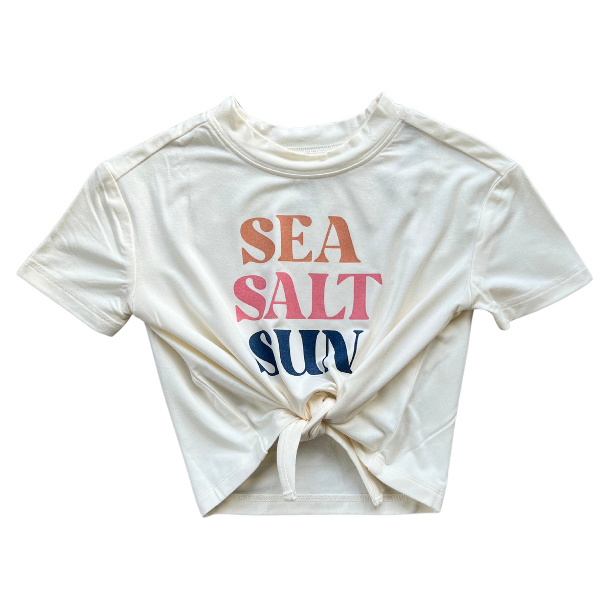 Girl's Tie Front Shirt