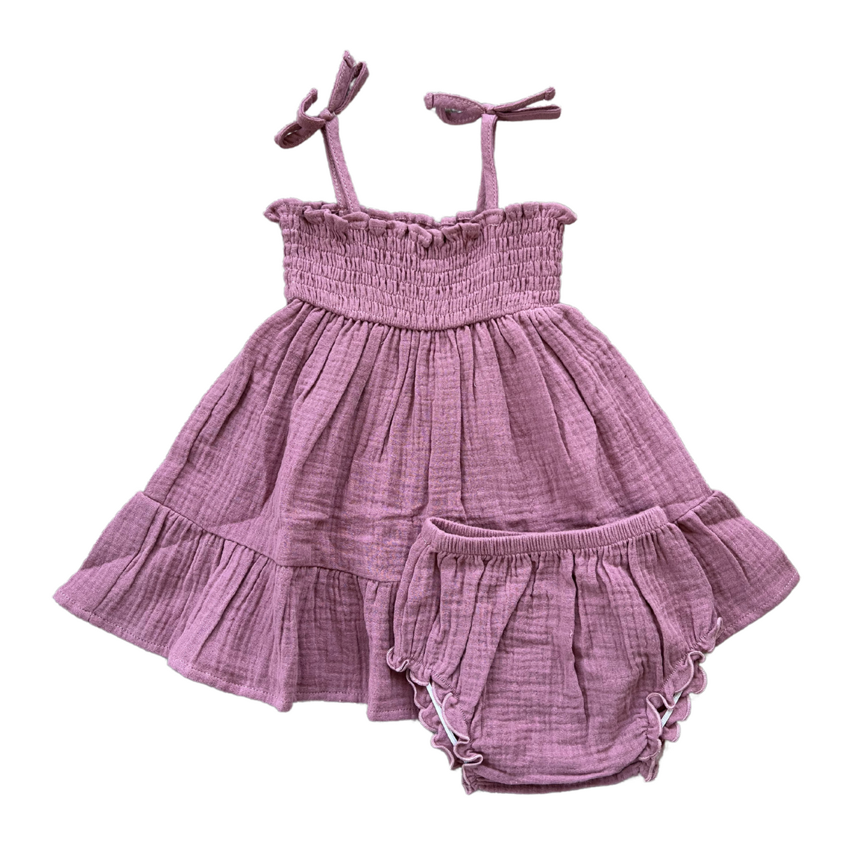 Tiered Mini Dress Set