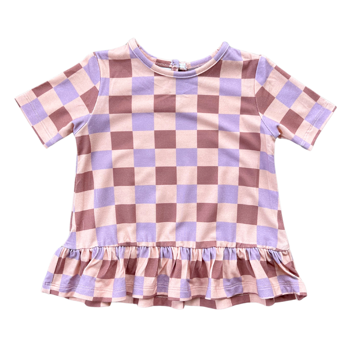 Short Sleeve Peplum Top - HoneyBug