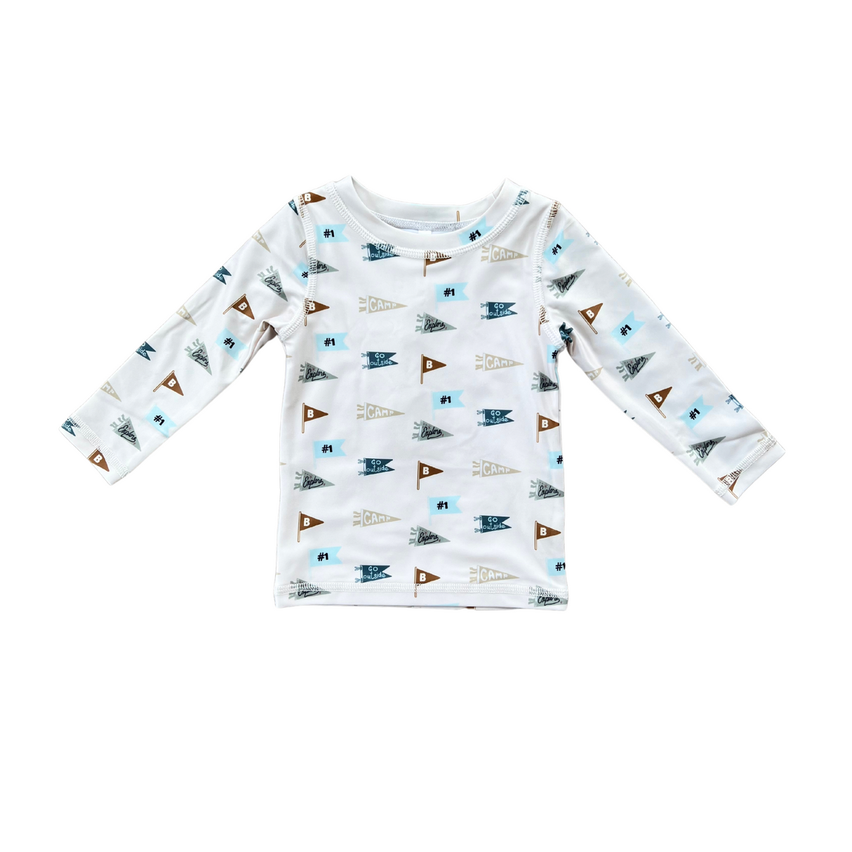 Long Sleeve Rash Guard Swim Shirt - HoneyBug