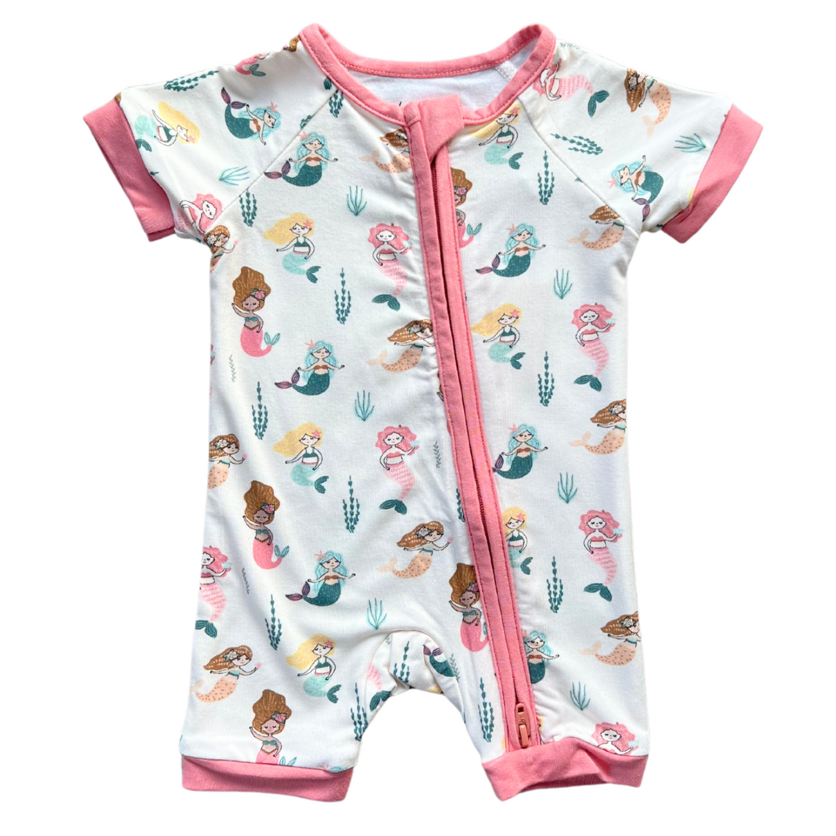 Summer Zip Romper - HoneyBug