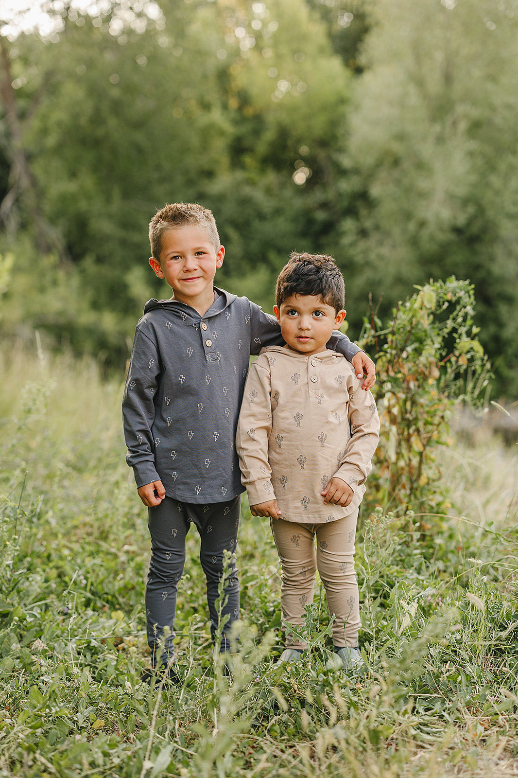 Lightning Bolt Hooded Set - HoneyBug