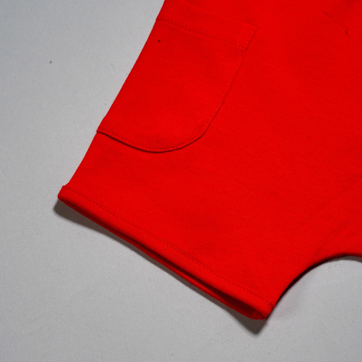 100% Peruvian Pima Cotton Shorts in Engine Red - HoneyBug