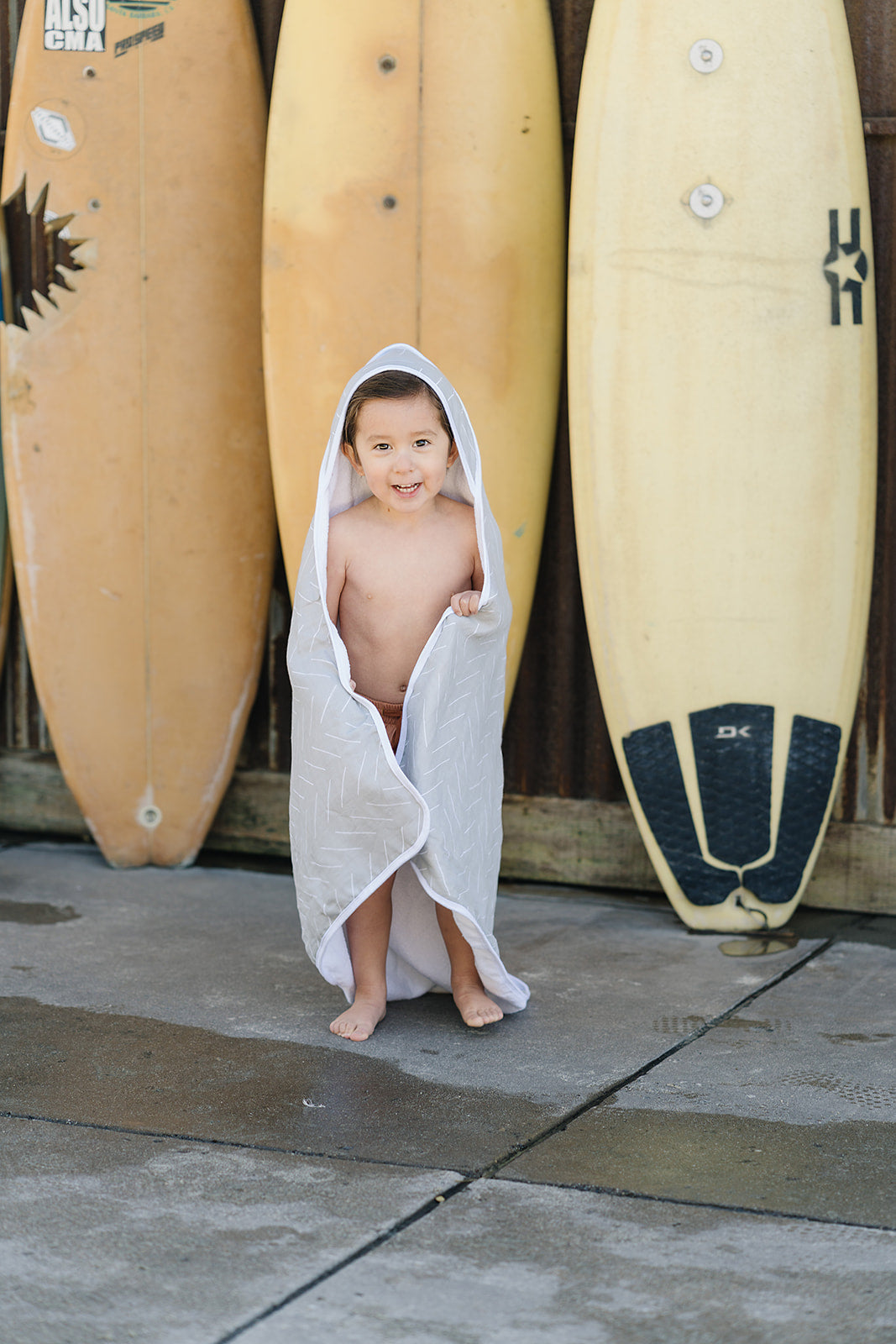 Desert Sage Muslin Hooded Towel - HoneyBug
