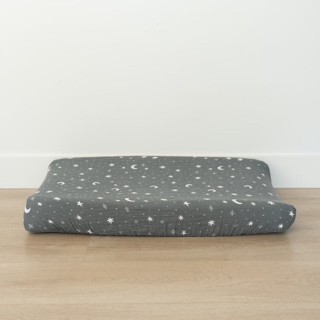 Night Sky Muslin Changing Pad Cover - HoneyBug