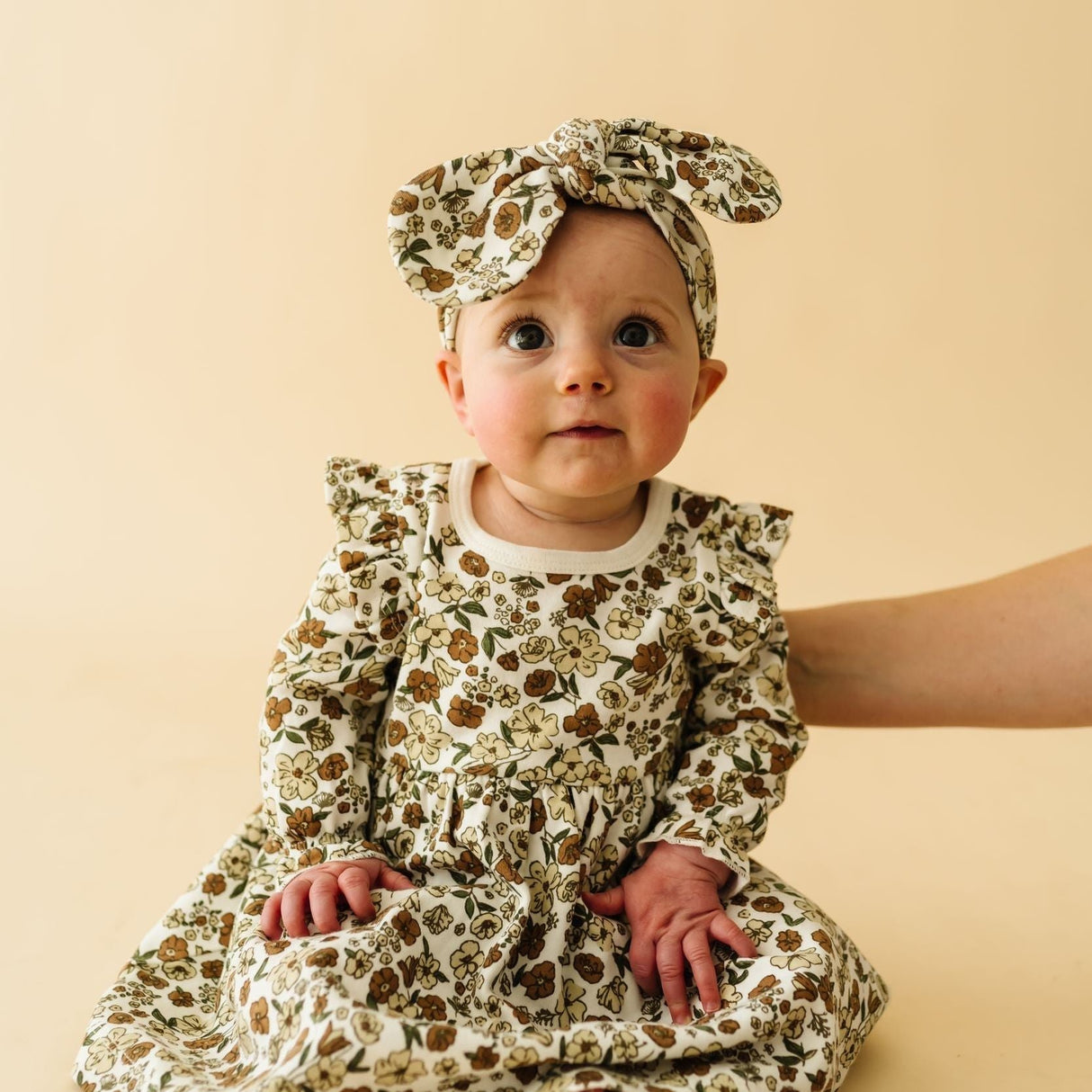 Organic Headwrap - Daffodil - HoneyBug