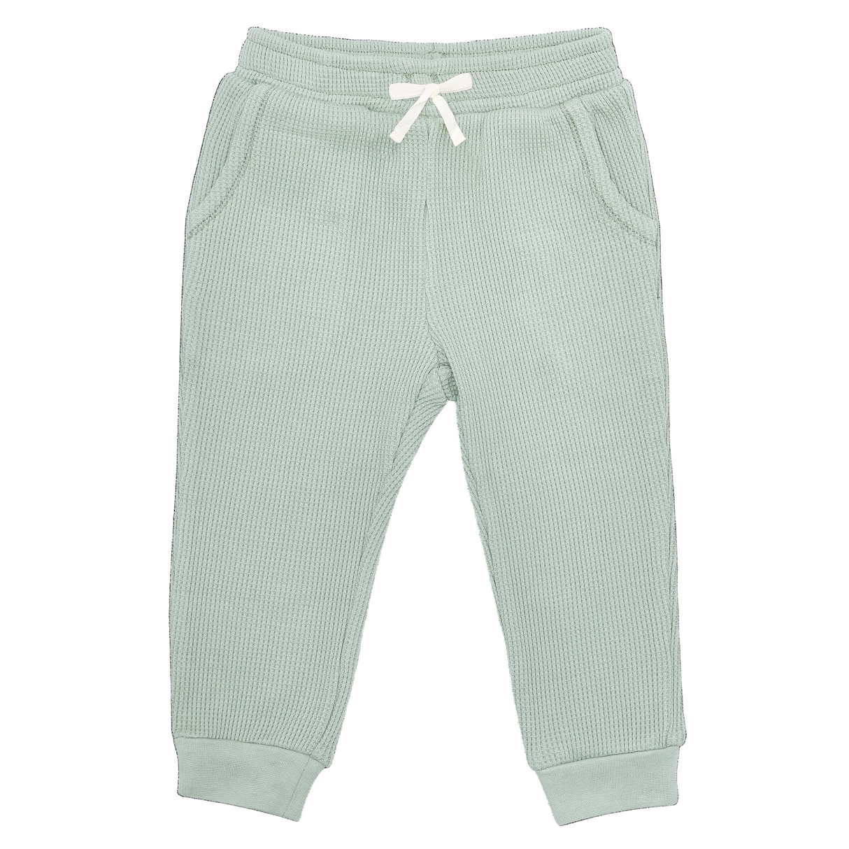 Waffle Joggers - Sage - HoneyBug