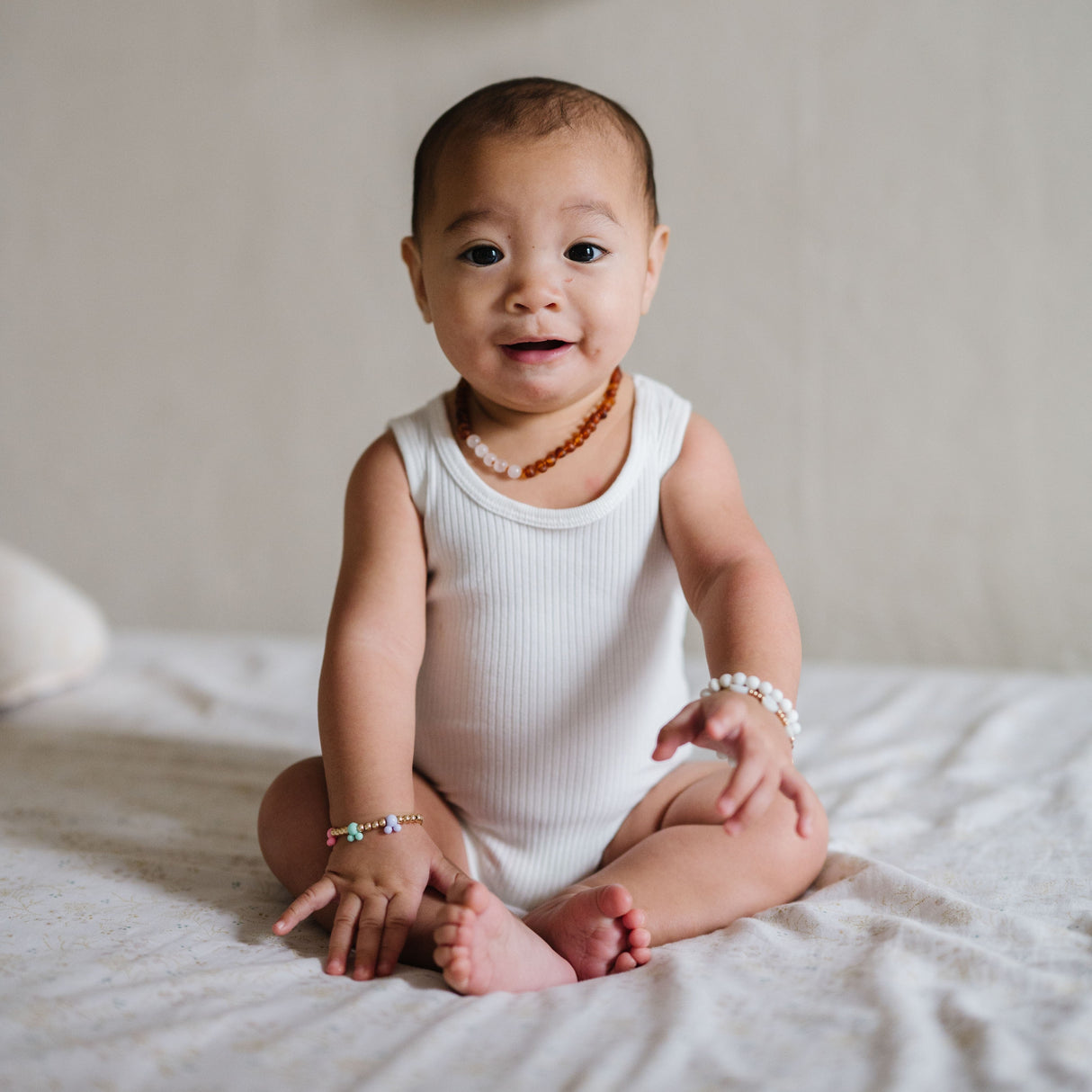 3 Pack Ribbed Undershirts - HoneyBug