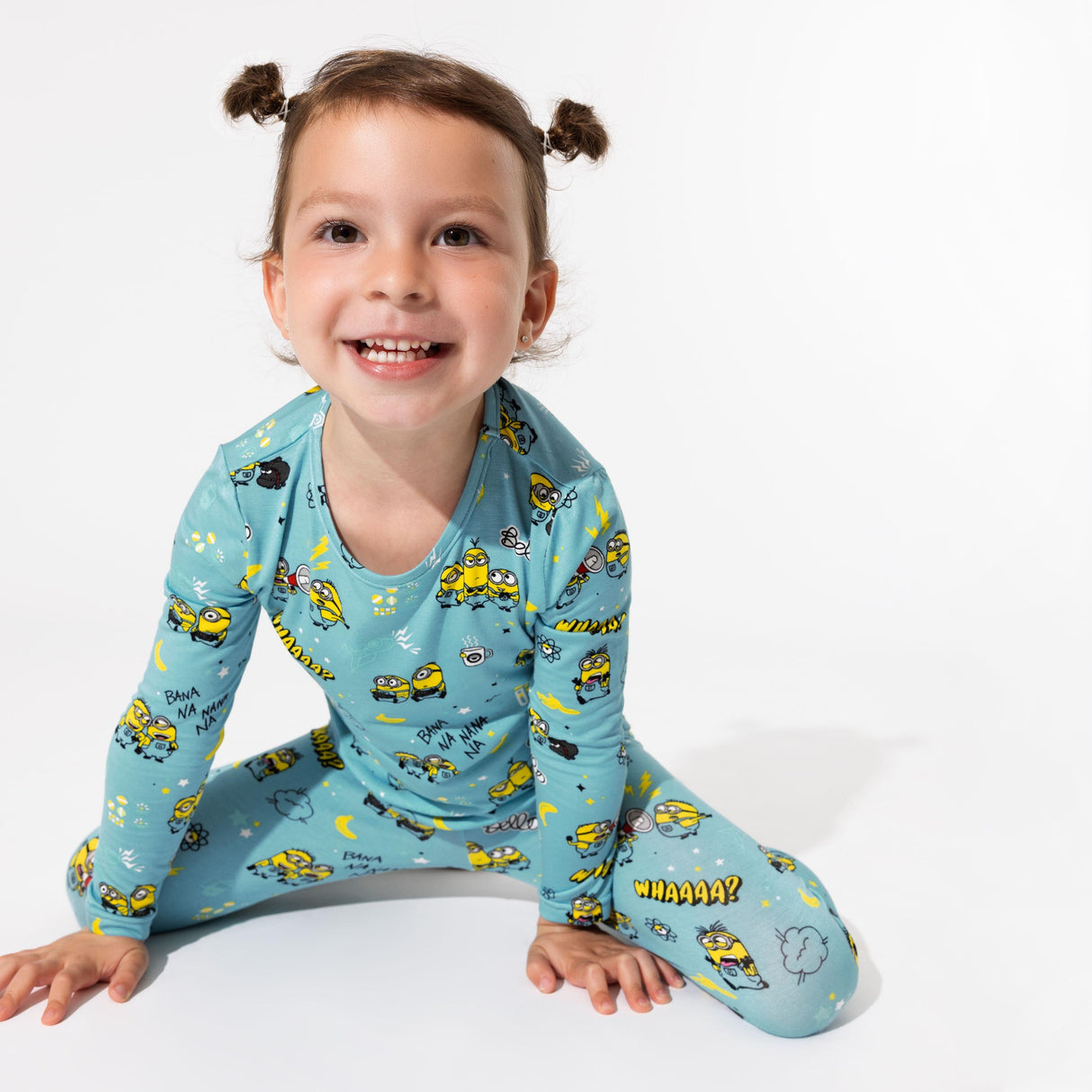 Minions Bello Banana Bamboo Kids Pajamas - HoneyBug