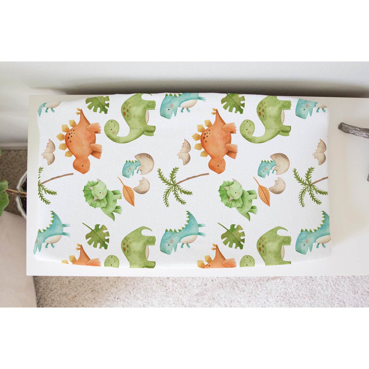 Changing Pad Cover - Dinosaurs - HoneyBug