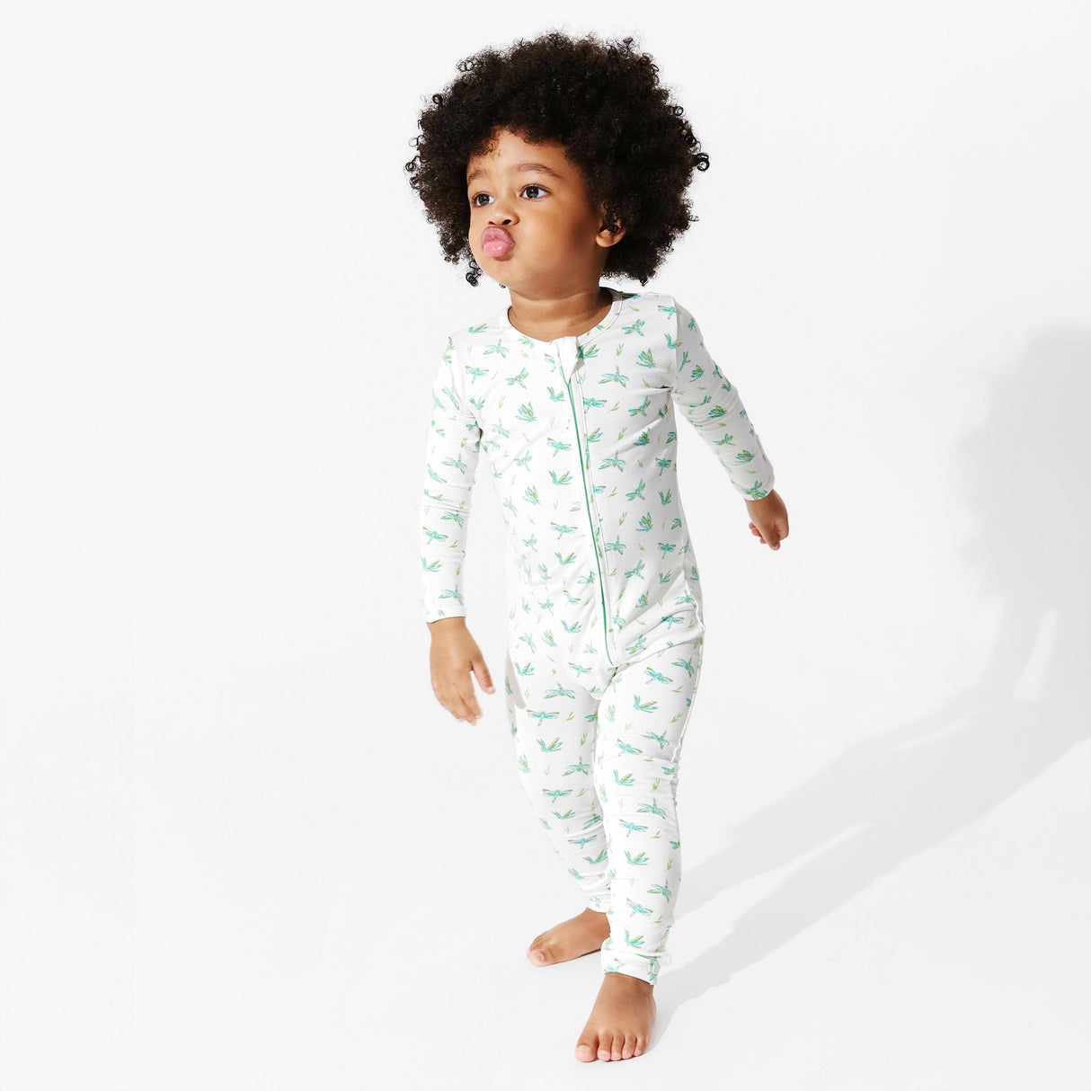 Dragonfly Bamboo Convertible Footie - HoneyBug