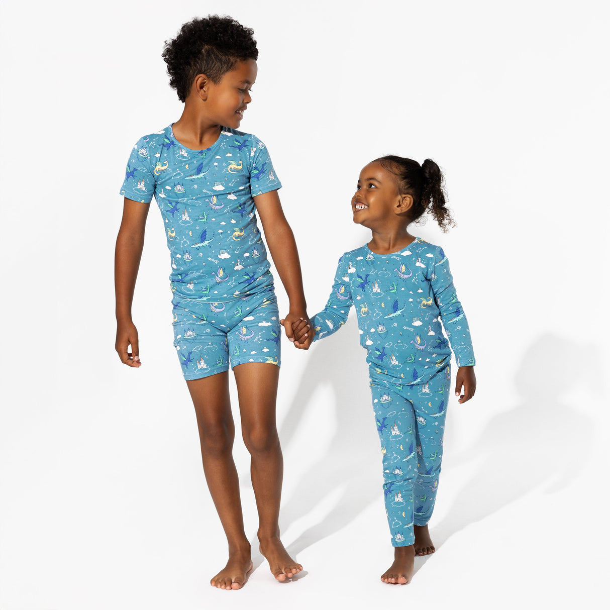 Dragon Dreams Bamboo Kids Pajama Short Set - HoneyBug
