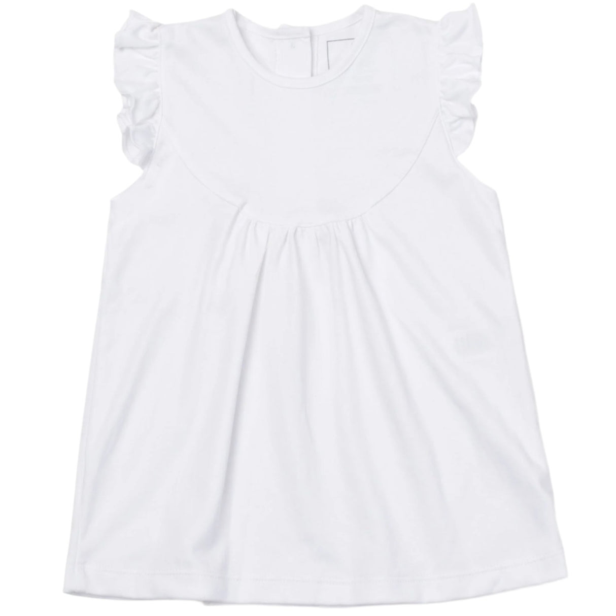 Ella Girls' Pima Cotton Flutter Sleeve Top - HoneyBug