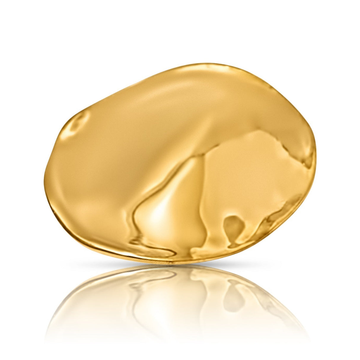 Celerie Abstract Circle Brooch - HoneyBug