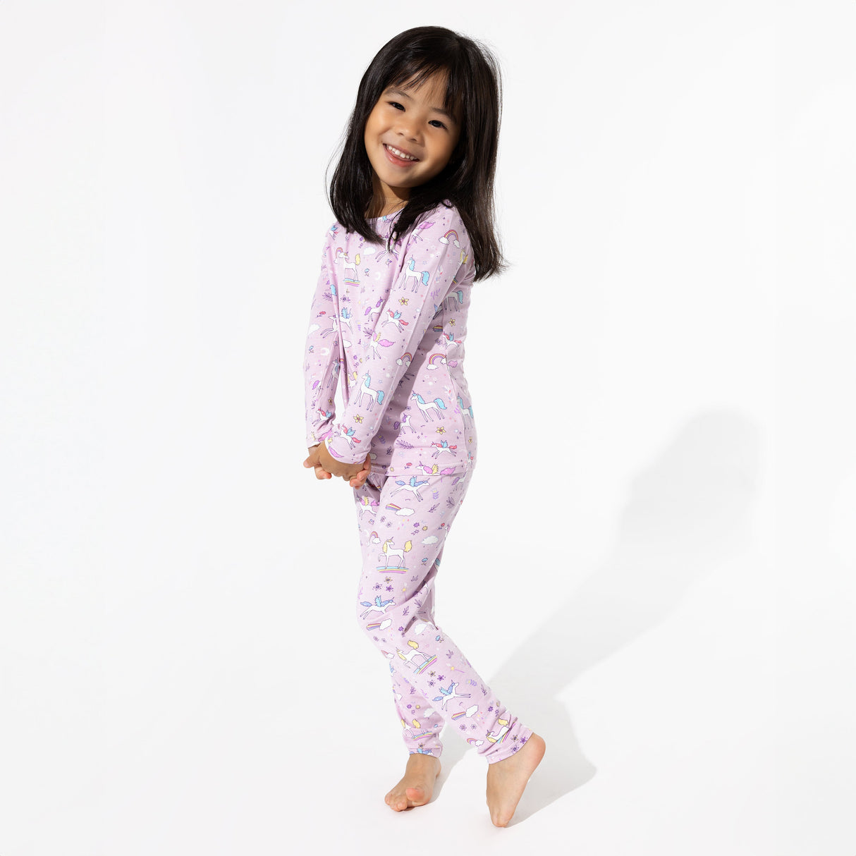 Enchanted Unicorn Bamboo Kids Pajamas - HoneyBug