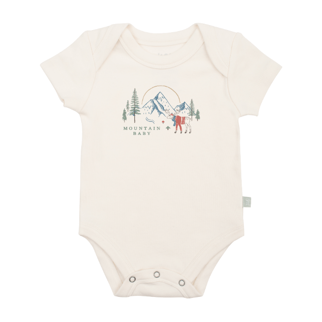 graphic bodysuit | mountain baby - HoneyBug