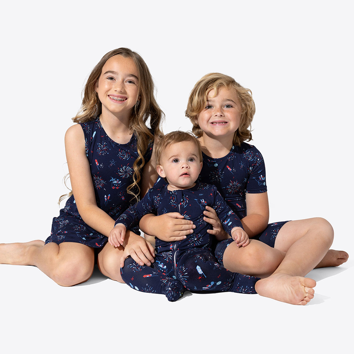 Fireworks Bamboo Convertible Footie - HoneyBug