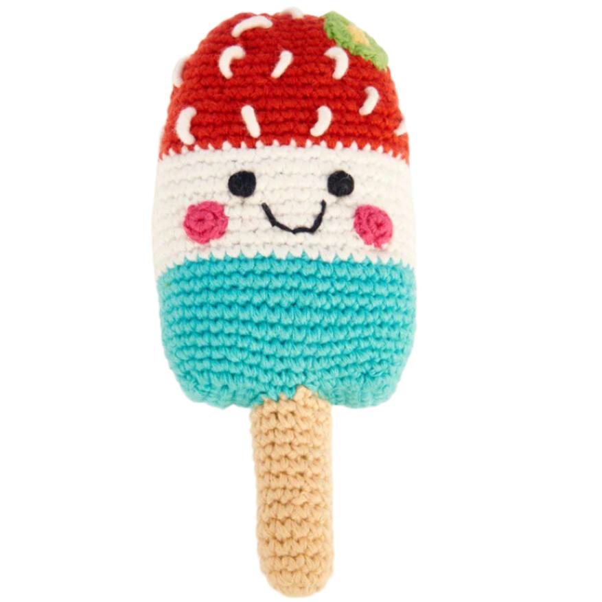 Friendly Ice Lolly Rattle - HoneyBug