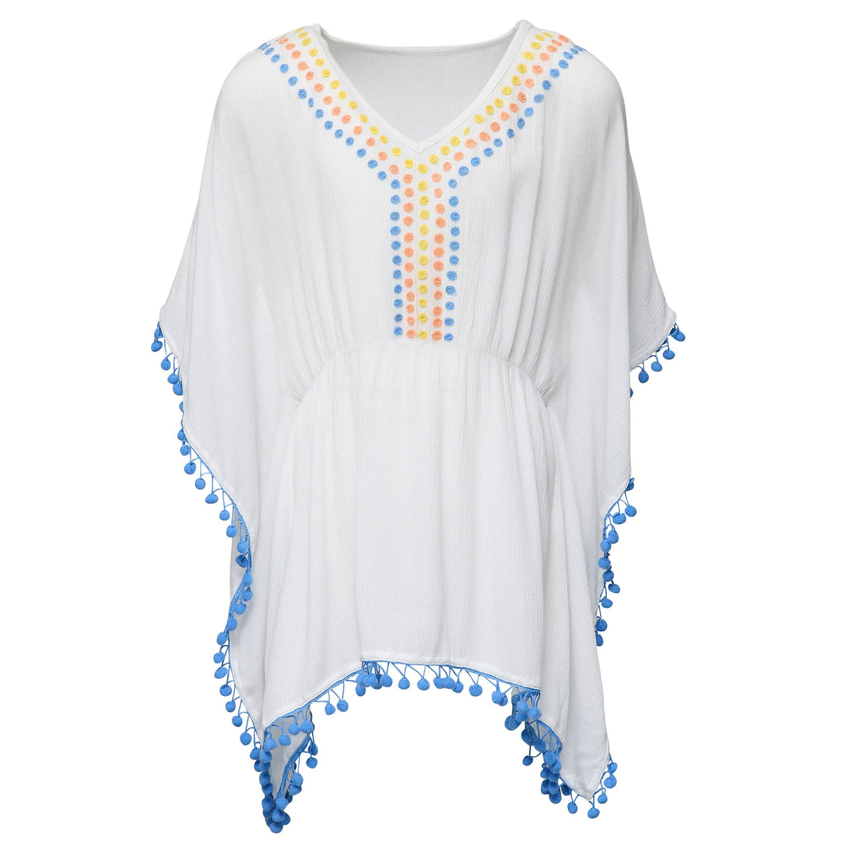 White Rainbow Spot Cover Up - HoneyBug