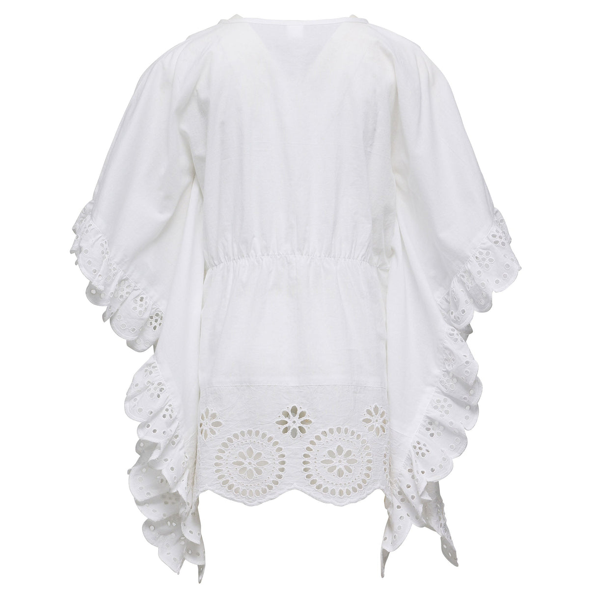 Cesci White Eyelet Cover Up - HoneyBug