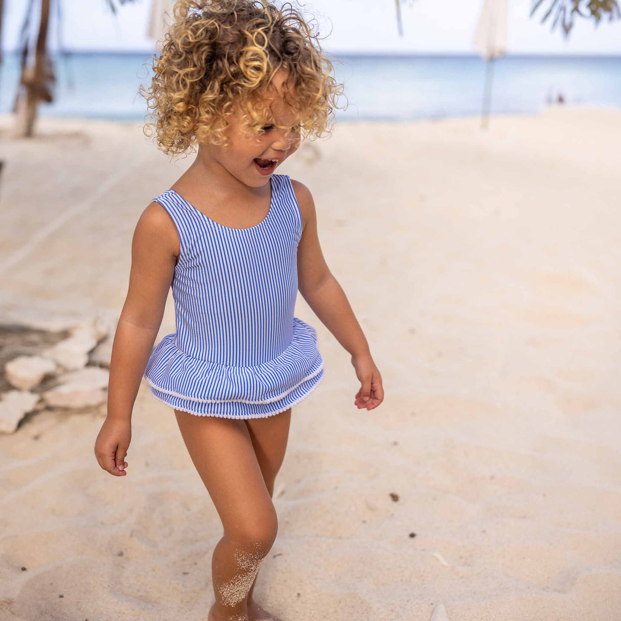 Parisian Summer Skirt Swimsuit - HoneyBug