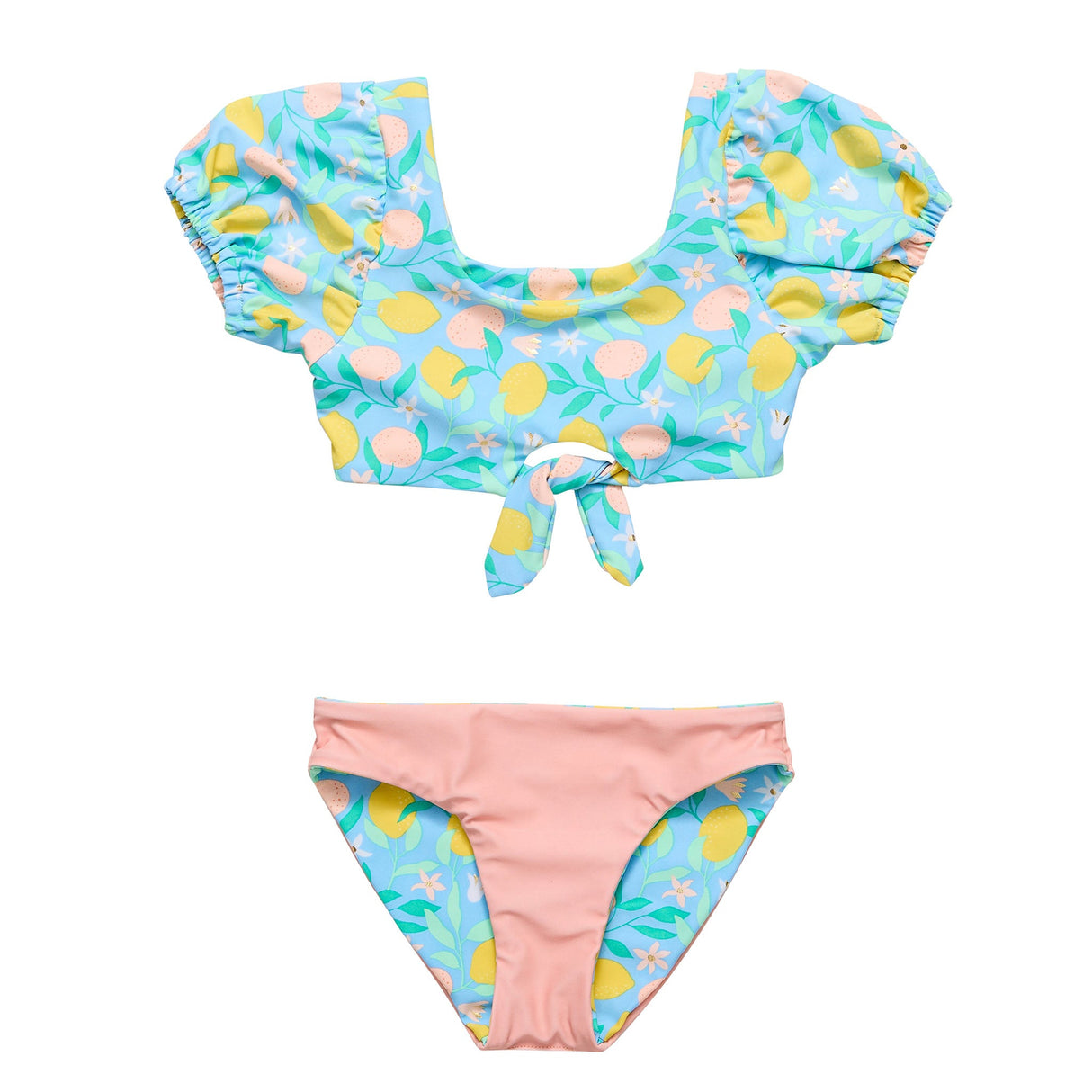 Lemon Drops Knot Front Bikini - HoneyBug
