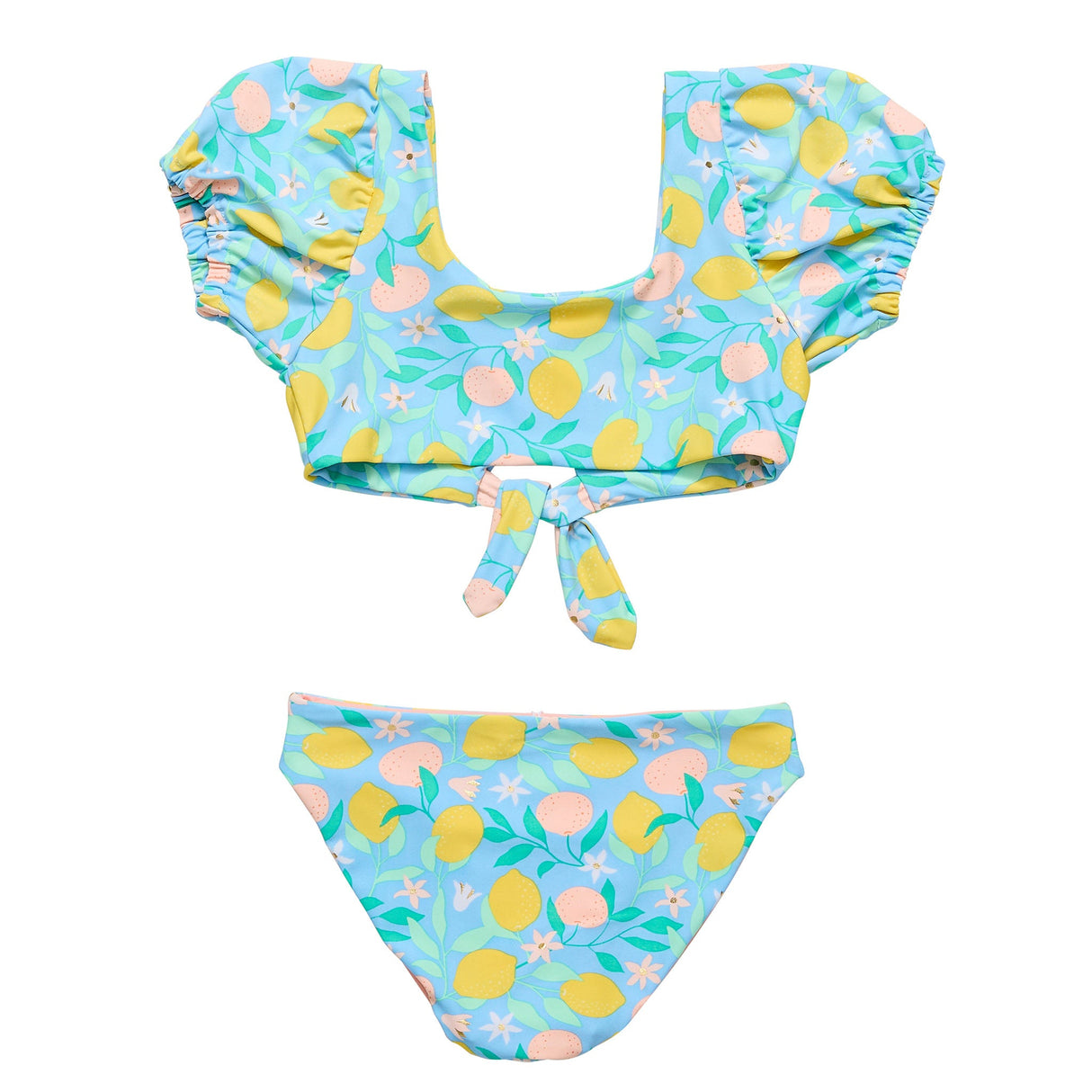 Lemon Drops Knot Front Bikini - HoneyBug
