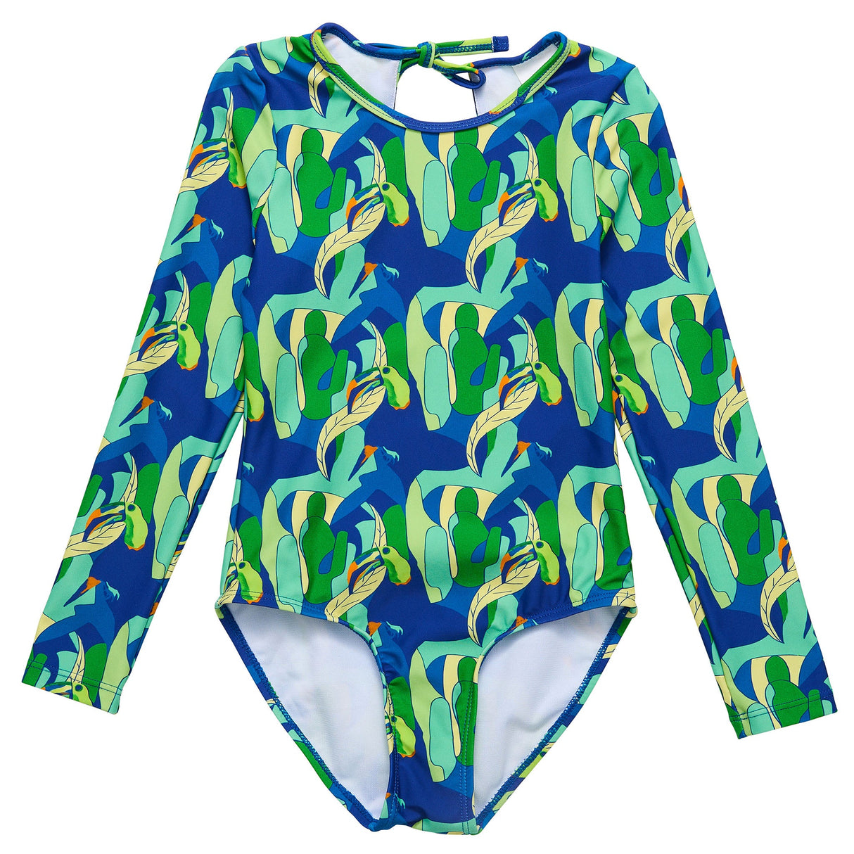Toucan Jungle Sustainable Keyhole Surf Suit - HoneyBug