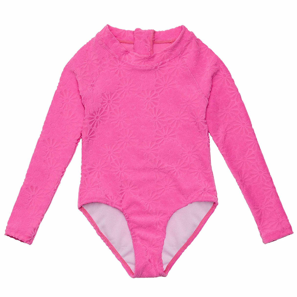 Bubblegum Bloom LS Surf Suit - HoneyBug