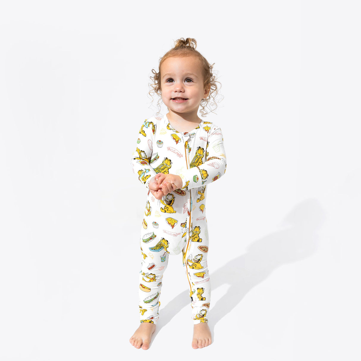 Garfield: Snack Attack Bamboo Convertible Footie - HoneyBug