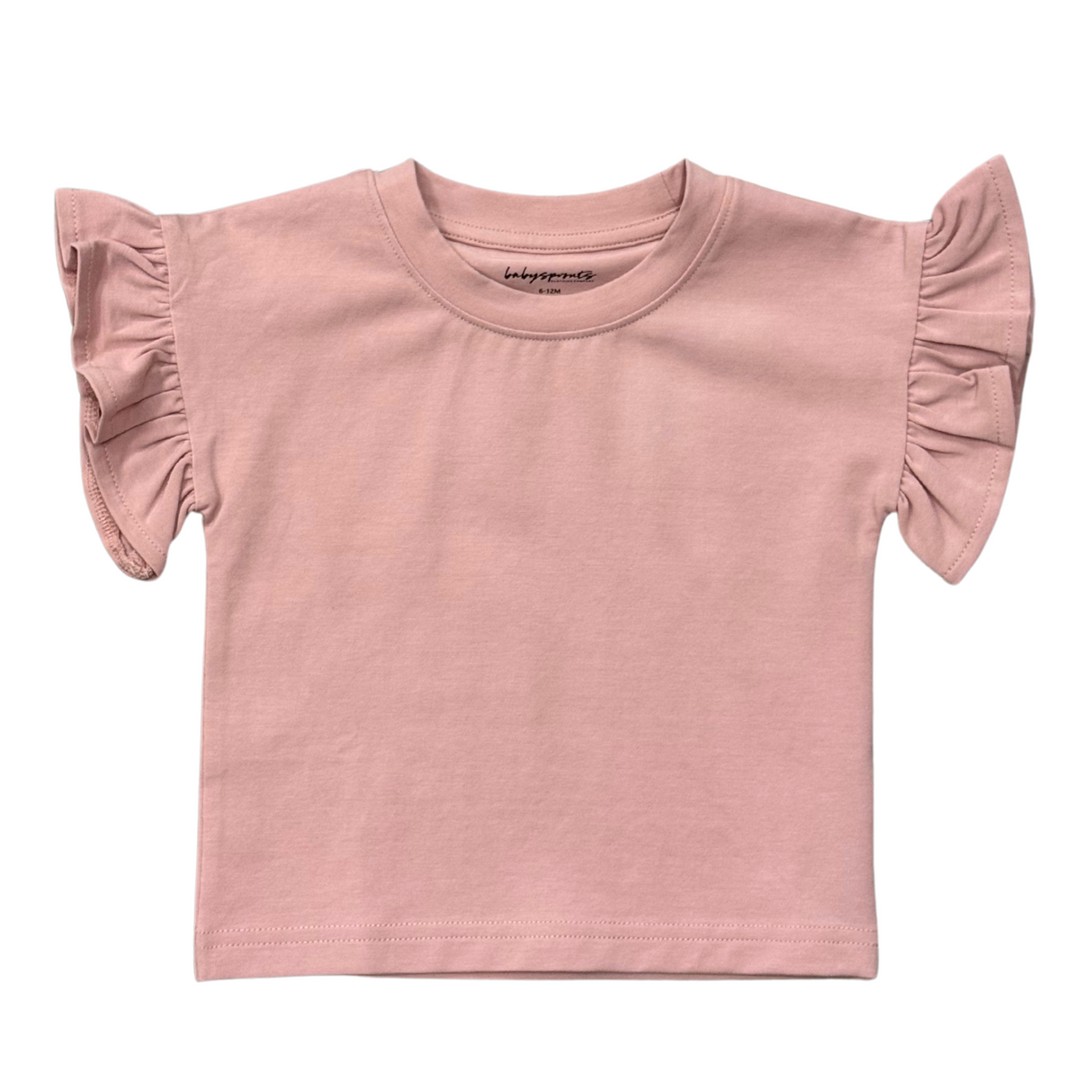 Girl's Ruffle Sleeve Top