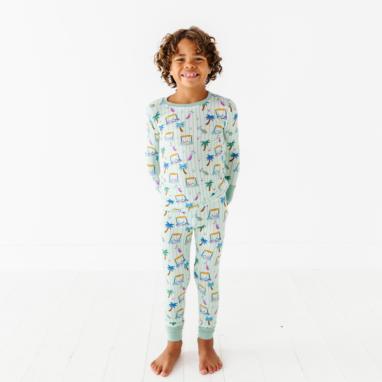 It's Fore O'Clock Somewhere Toddler Pajamas Long Sleeves and Pants - HoneyBug