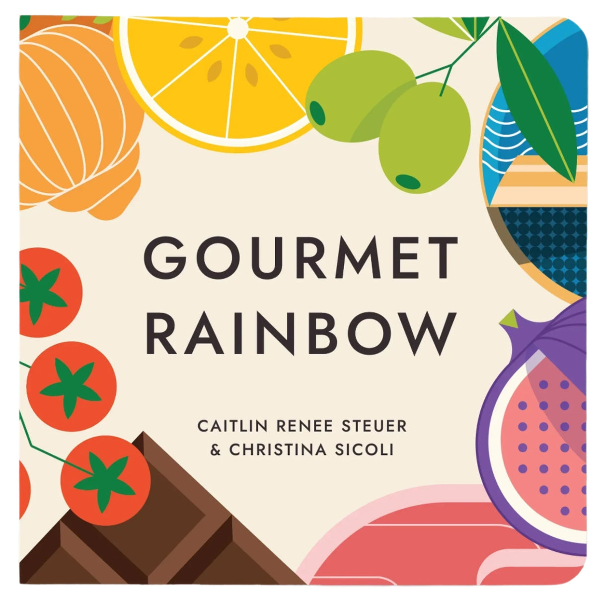 Gourmet Rainbow Board Book - HoneyBug