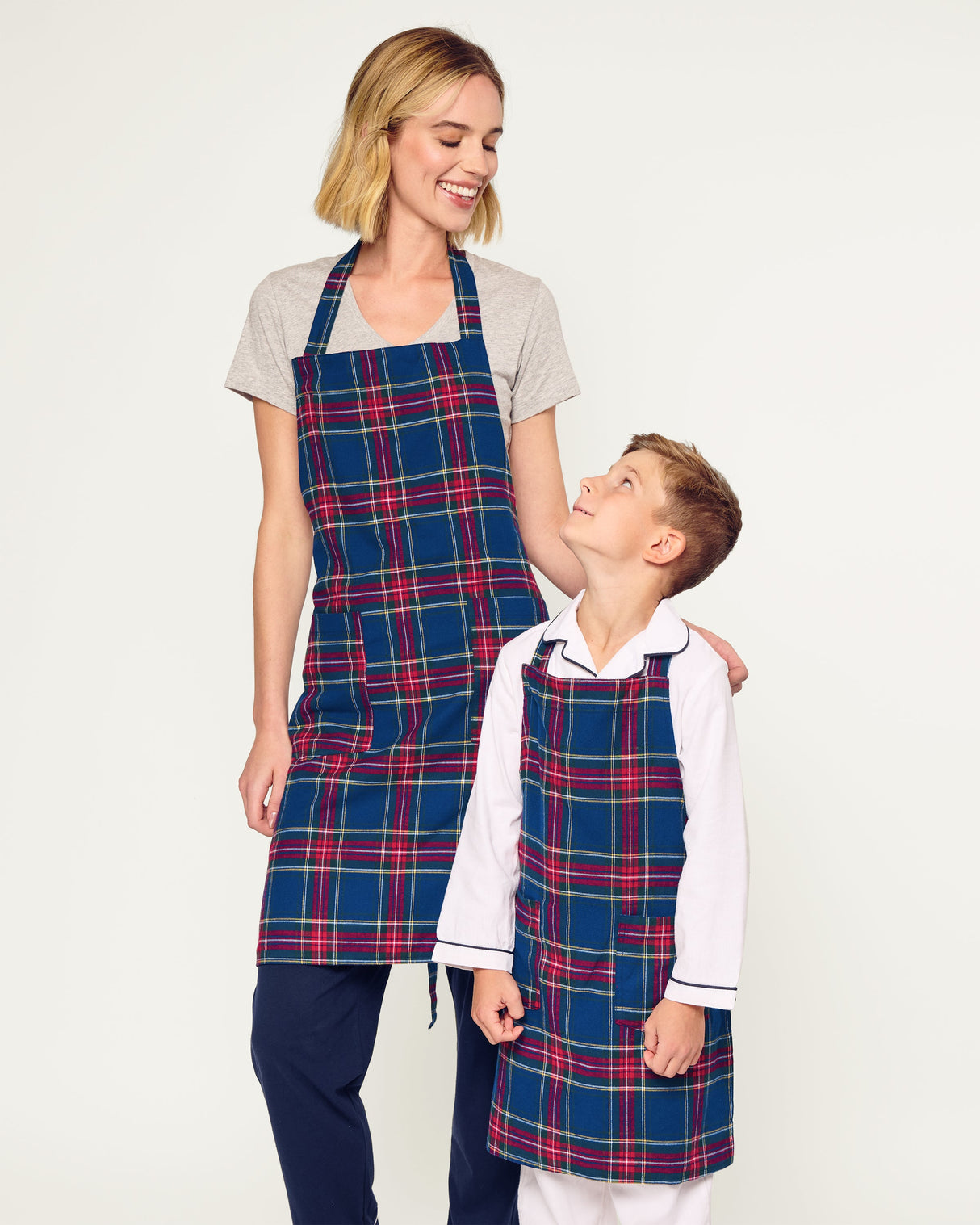 Adult Apron in Windsor Tartan - HoneyBug