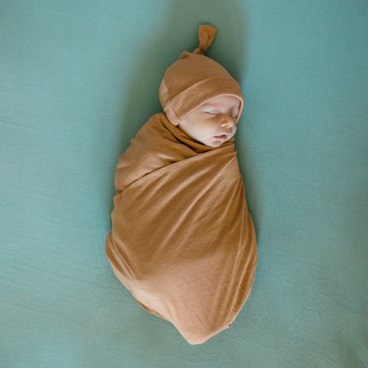 Stretch Knit Crib Sheet - Harbor - HoneyBug