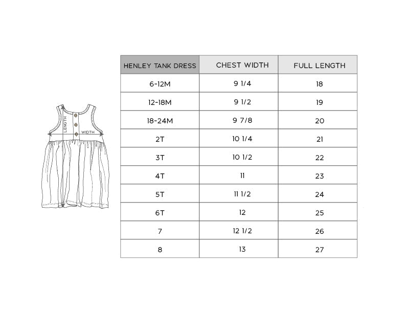 Henley Tank Dress - HoneyBug