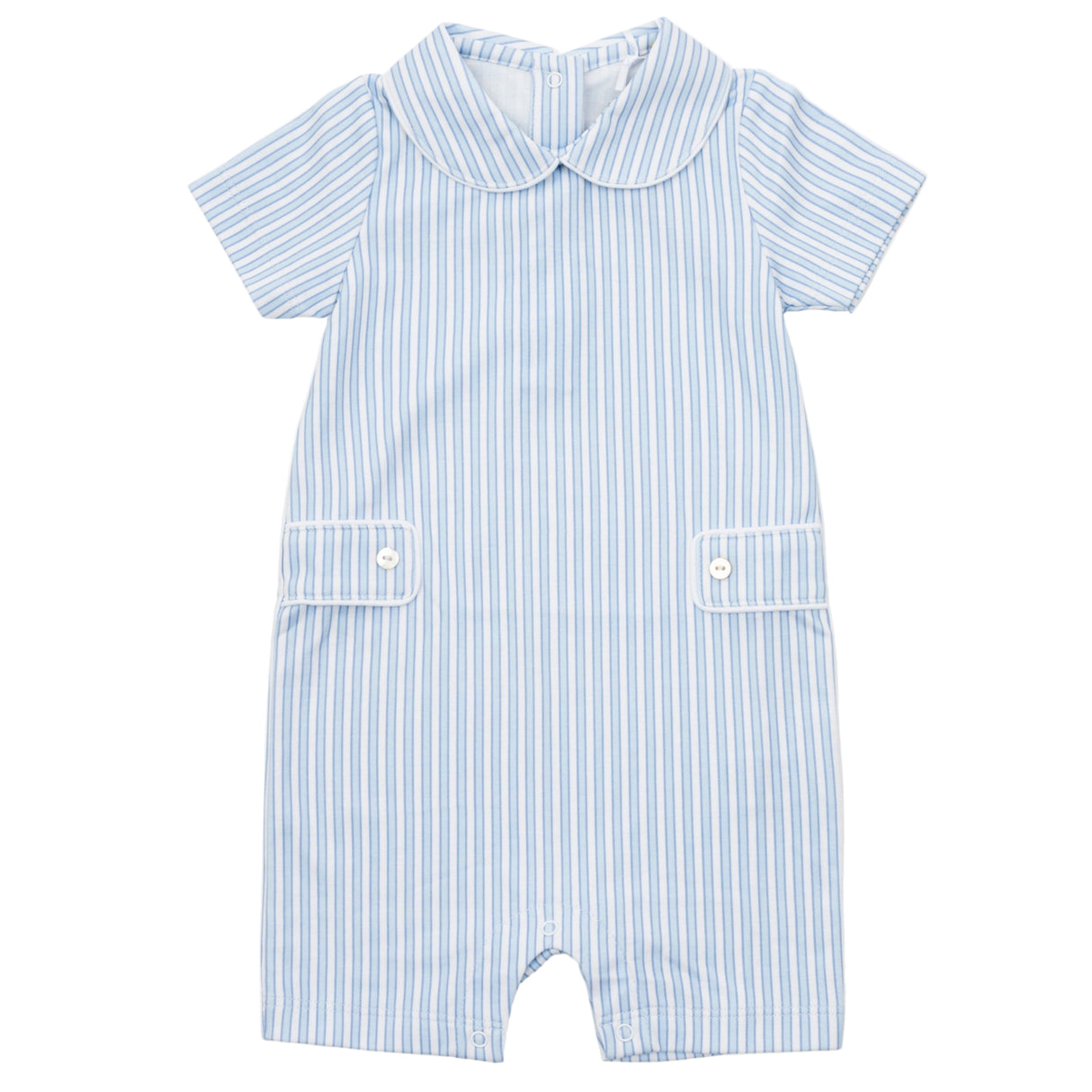 Henry Boys' Pima Cotton Shortall - Classic Stripe - HoneyBug