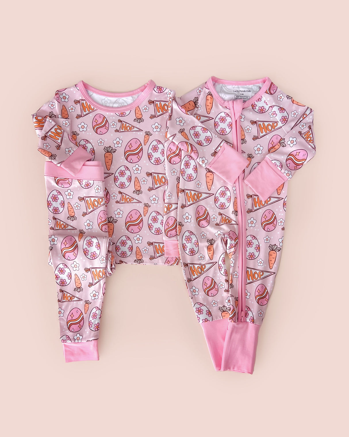 Bamboo Two Piece Set | Easter Hop - HoneyBug