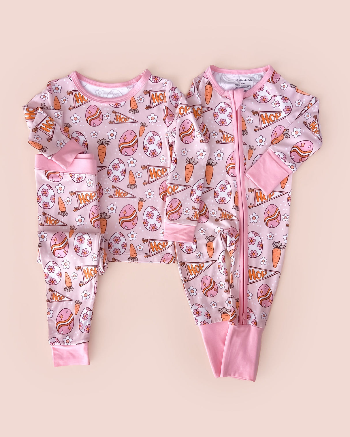 Bamboo Two Piece Set | Easter Hop - HoneyBug